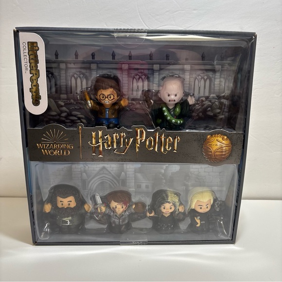 Fisher Price Harry Potter Deathly Hallows Collector Set Little People NEW Hagrid - Picture 4 of 8